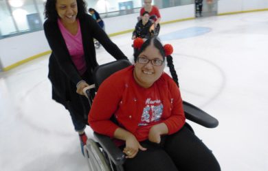wheelchair-ice-skating
