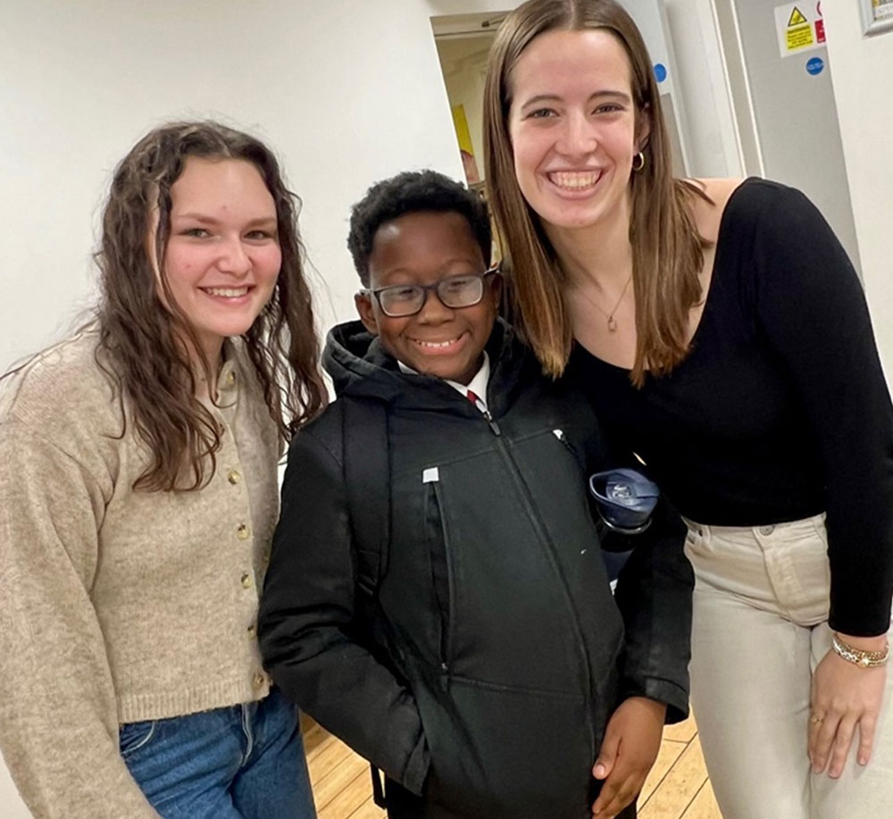 US Interns supporting Junior Group